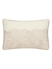Morris & Co. Stone Marigold Embroidered Piped Cushion - Image 1 of 5