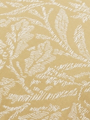 Morris & Co Gold Acorn Tonal Jacquard Piped Cushion - Image 3 of 4