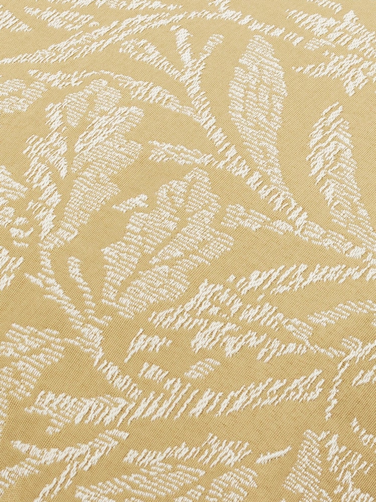 Morris & Co Gold Acorn Tonal Jacquard Piped Cushion - Image 7 of 7 Morris & Co Gold Acorn Tonal Jacquard Piped Cushion - Image 7 of 7