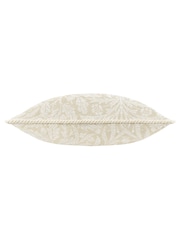 Morris & Co Linen Natural Acorn Jacquard Piped Cushion - Image 2 of 4