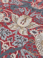 Morris & Co. Berry Strawberry Thief Jacquard Piped Cushion - Image 5 of 5