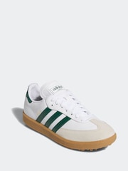 blanco/verde - adidas Golf Samba Spikeless Trainers - Imagen 1 de 9