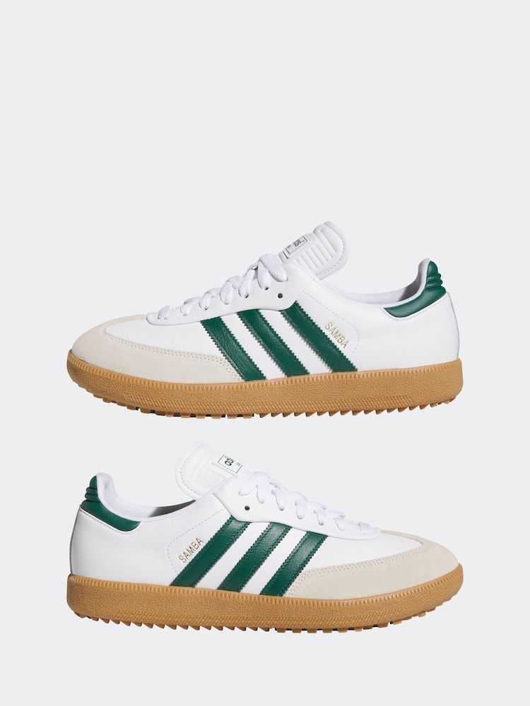 adidas gazelle silver green womens Adidas Samba ADV Cloud White / Crew Green / Gum