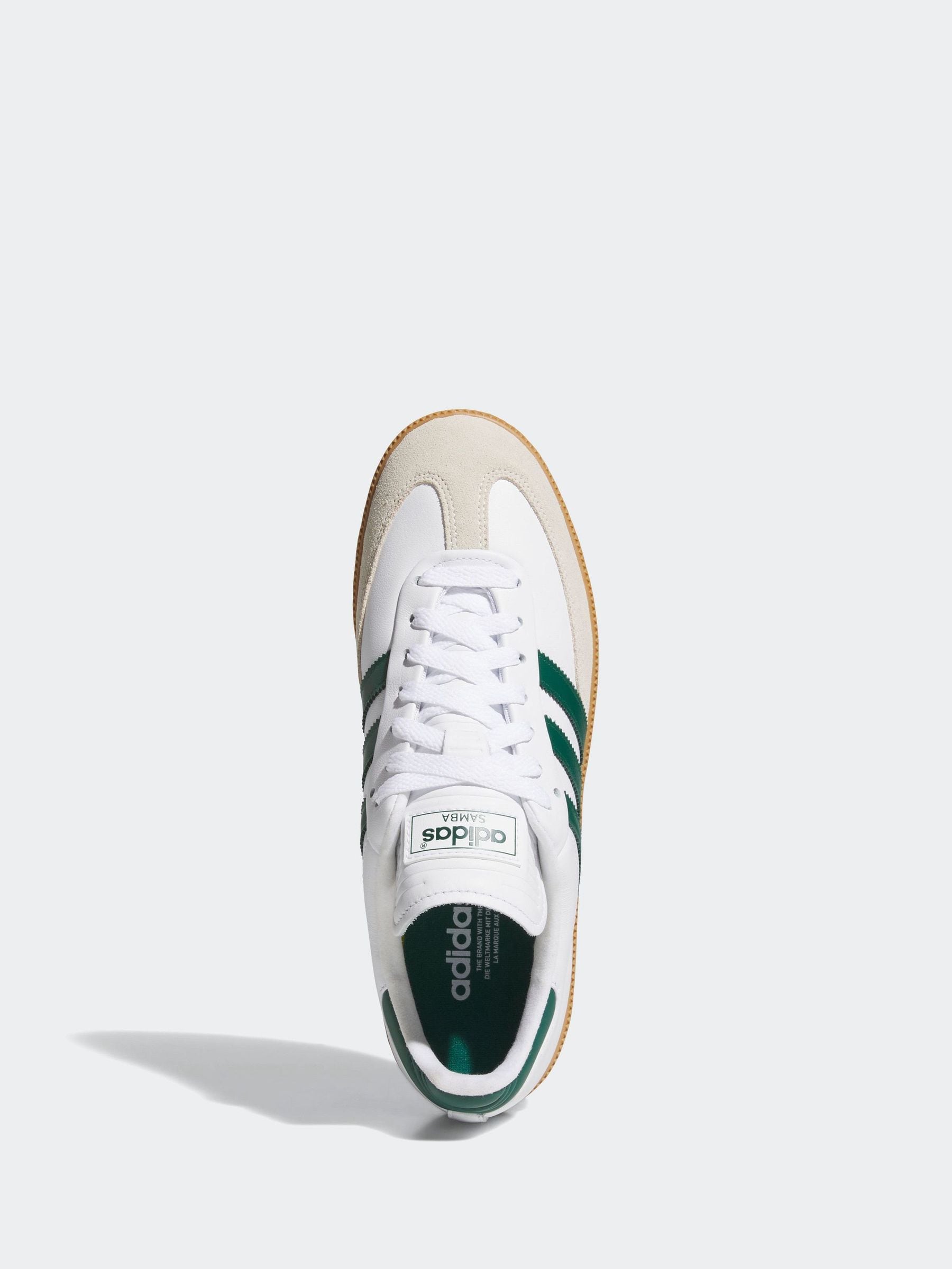 Buy adidas Golf White/Green Samba Spikeless Trainers from Next USA
