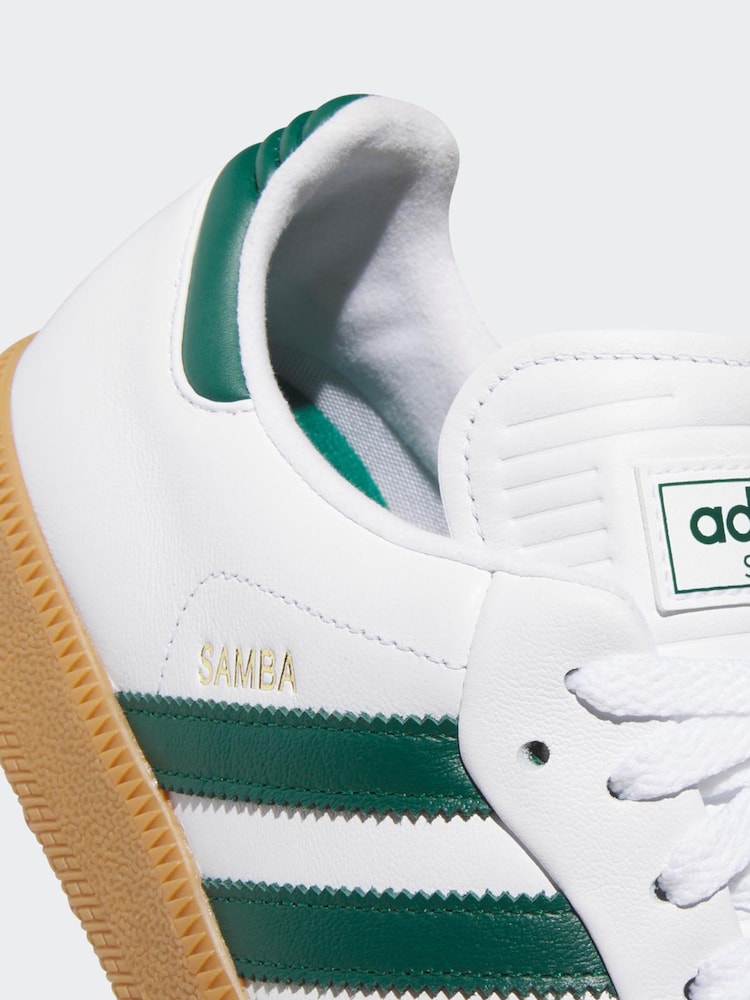 adidas gazelle silver green womens Adidas Samba Adv Silver Green/Wonder White – Brooklyn Projects
