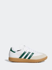 blanco/verde - adidas Golf Samba Spikeless Trainers - Imagen 2 de 9