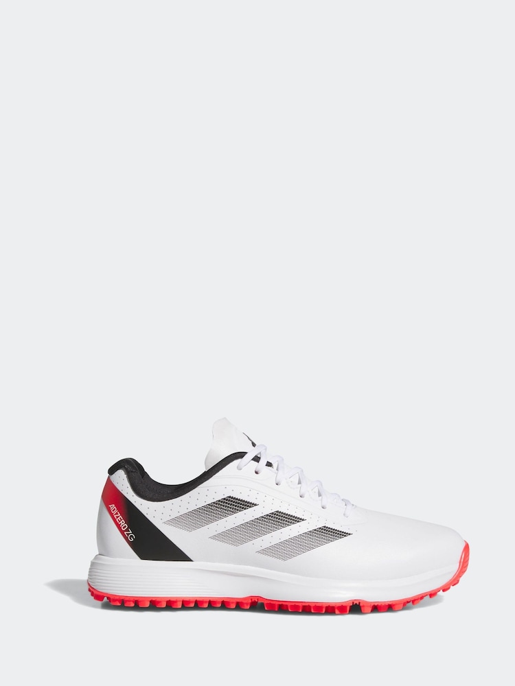 adidas Originals White Ground Gazelle Lace Junior Trainers - Image 1 of 9 adidas Originals White Ground Gazelle Lace Junior Trainers - Image 1 of 9