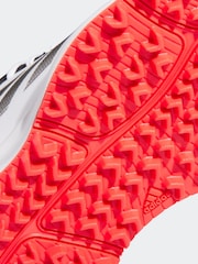 adidas Originals White Ground Gazelle Lace Junior Trainers - Image 9 of 9