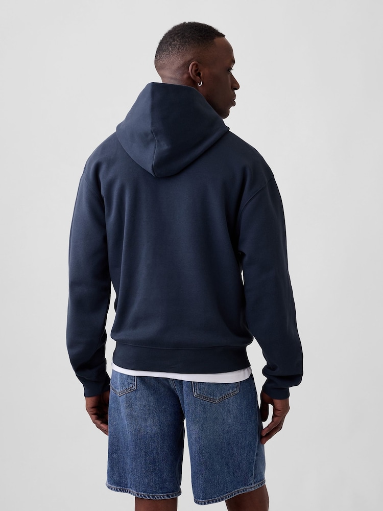 Gap Blue Vintage Soft Oversized Mini-Logo Hoodie - Image 2 of 6 Gap Blue Vintage Soft Oversized Mini-Logo Hoodie - Image 2 of 6