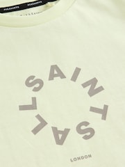 smALLSAINTS Lime Green Oversized Tierra Crew Logo T-Shirt - Image 8 of 8