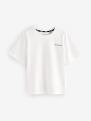smALLSAINTS Green Boys Logo Crew Relaxed 100% Cotton T-Shirts 3 Pack - Image 3 of 8