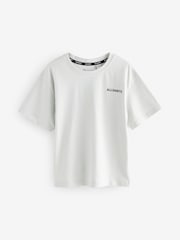 smALLSAINTS Green Boys Logo Crew Relaxed 100% Cotton T-Shirts 3 Pack - Image 4 of 8