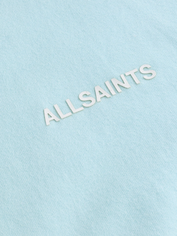 smALLSAINTS Blue Boys Logo Crew Relaxed 100% Cotton T-Shirts 3 Pack - Image 8 of 8