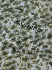 smALLSAINTS Green Camo 100% Cotton Underground Open Collar Boys Printed Short Sleeve Shirt - Image 6 of 8