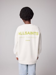 Blanc craie - SmallSaints Sweat-shirt oversize Underground Col rond - Image 3 of 8