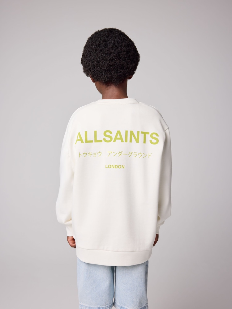 Blanc craie - SmallSaints Sweat-shirt oversize Underground Col rond - Image 3 of 8