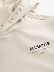 smALLSAINTS Beige Oversized Underground Sleeveless Pullover Hoodie - Image 7 of 7