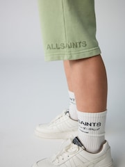 smALLSAINTS Green Biggy Short Sleeve Sweatshirt and Sweat Short Boys Set - Image 8 of 13