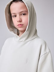 smALLSAINTS Grey Boys Ramskull Short Sleeve 100% Cotton Hoodie and Shorts Set - Image 5 of 10