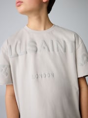 smALLSAINTS Grey Oversized Biggy 100% Cotton T-Shirt and Sweatshirt Set - Image 5 of 5