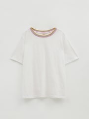 Hush Marta Crochet Trim Relaxed T-Shirt - Bild 5 von 5