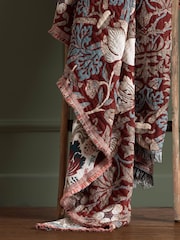 Morris & Co Berry Strawberry Thief Jacquard Multi Layer Throw - Image 1 of 8