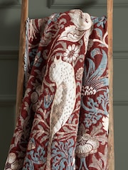 Morris & Co Berry Strawberry Thief Jacquard Multi Layer Throw - Image 5 of 8