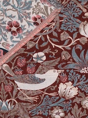 Morris & Co Berry Strawberry Thief Jacquard Multi Layer Throw - Image 6 of 8