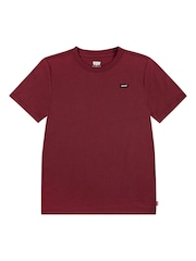Levi's® Brown Batwing Chest Logo Short Sleeve T-Shirt - Image 1 of 4