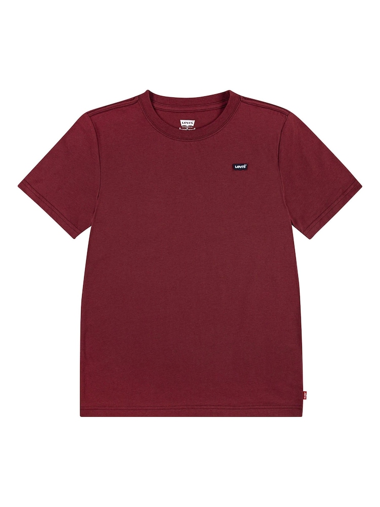 Levi's® Brown Batwing Chest Logo Short Sleeve T-Shirt - Image 1 of 4