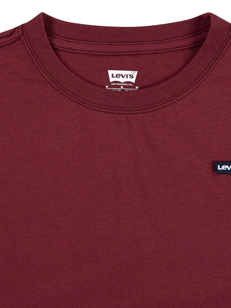 Levi's® Brown Batwing Chest Logo Short Sleeve T-Shirt - Image 4 of 4