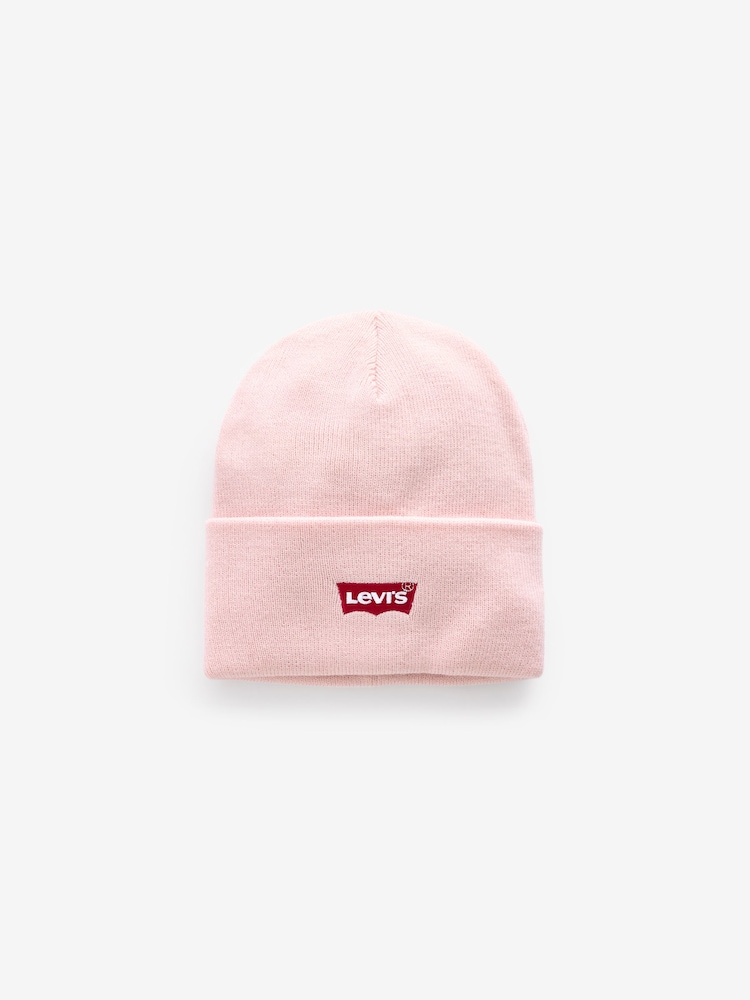 Levi's® Pink Batwing Logo Beanie - Image 1 of 4