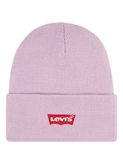 Levi's® Pink Batwing Logo Beanie - Image 2 of 4