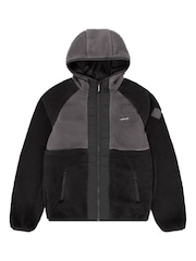 Levi's® Black Levi's® Black Sherpa Fleece Logo Zip-Up Jacket - Image 1 of 8