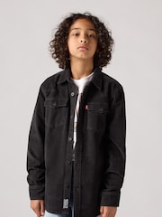 Levi's® Black Cord Logo 100% Cotton Overshirt - Image 1 of 6