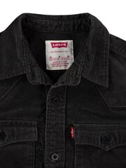 Levi's® Black Cord Logo 100% Cotton Overshirt - Image 5 of 6