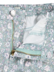 Levi's® Blue Floral Print Twill High Rise Baggy Cargo 100% Cotton Jeans - Image 8 of 9