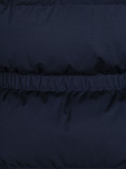 Levi's® Blue Mid Length Logo Hooded Puffer Coat - Image 8 of 13
