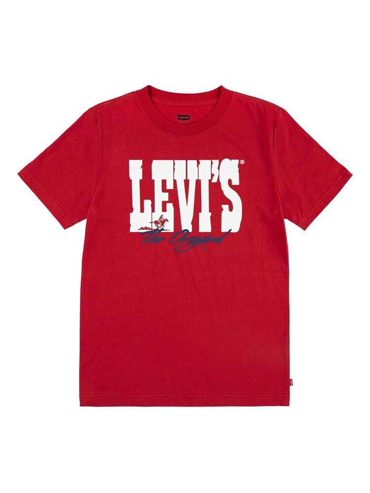 Levi's® Red Western Cowboy Logo Short Sleeve T-Shirt - Image 1 of 3
