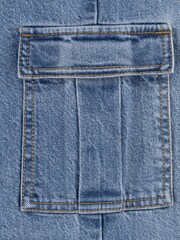 Levi's® Blue Baggy Wide Leg Cargo Jeans - Image 11 of 11