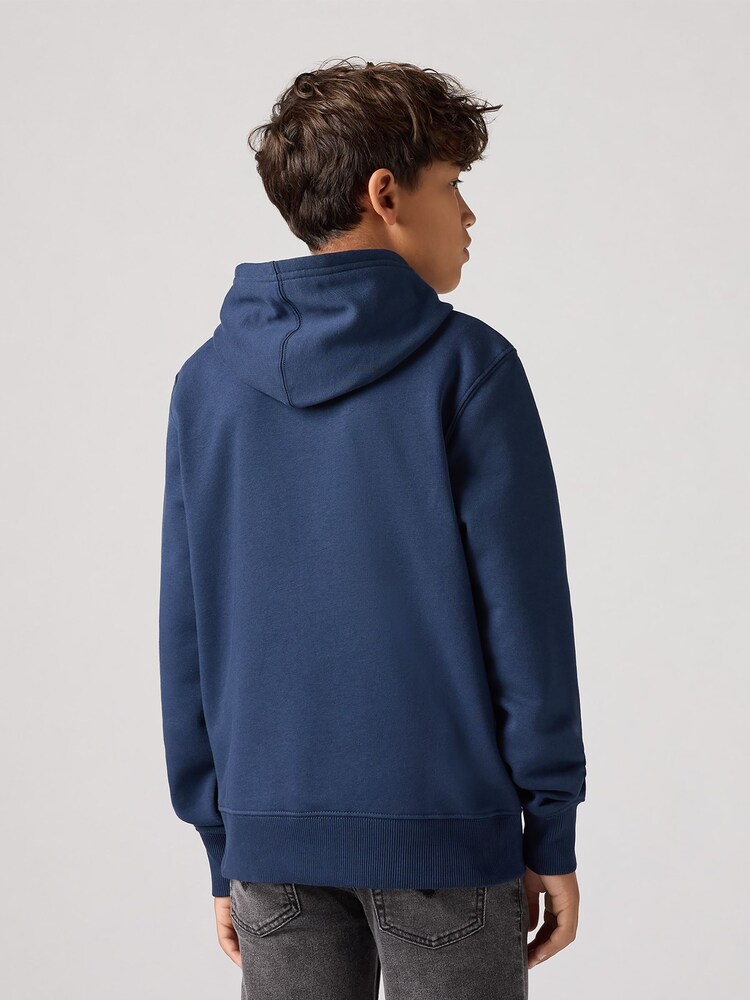 Levi's® Blue Chest Batwing Logo Hoodie - Image 2 of 7