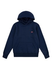 Levi's® Blue Chest Batwing Logo Hoodie - Image 4 of 7