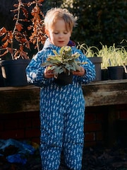 Muddy Puddles Blue Waterproof EcoWarm Puddlesuit - Image 2 of 5