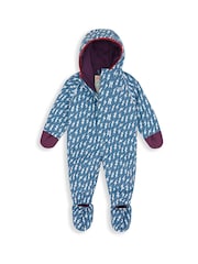 Muddy Puddles Blue Waterproof EcoWarm Puddlesuit - Image 3 of 5
