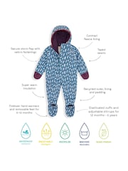 Muddy Puddles Blue Waterproof EcoWarm Puddlesuit - Image 5 of 5