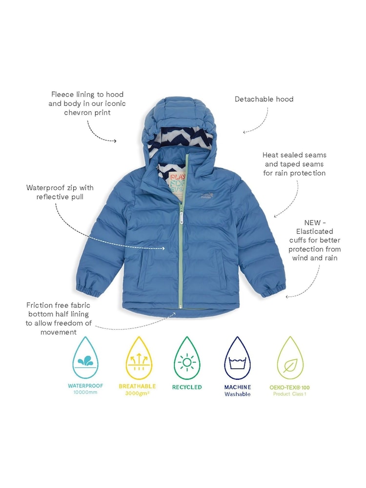 Muddy Puddles Waterproof Puffer Jacket - Image 6 of 6