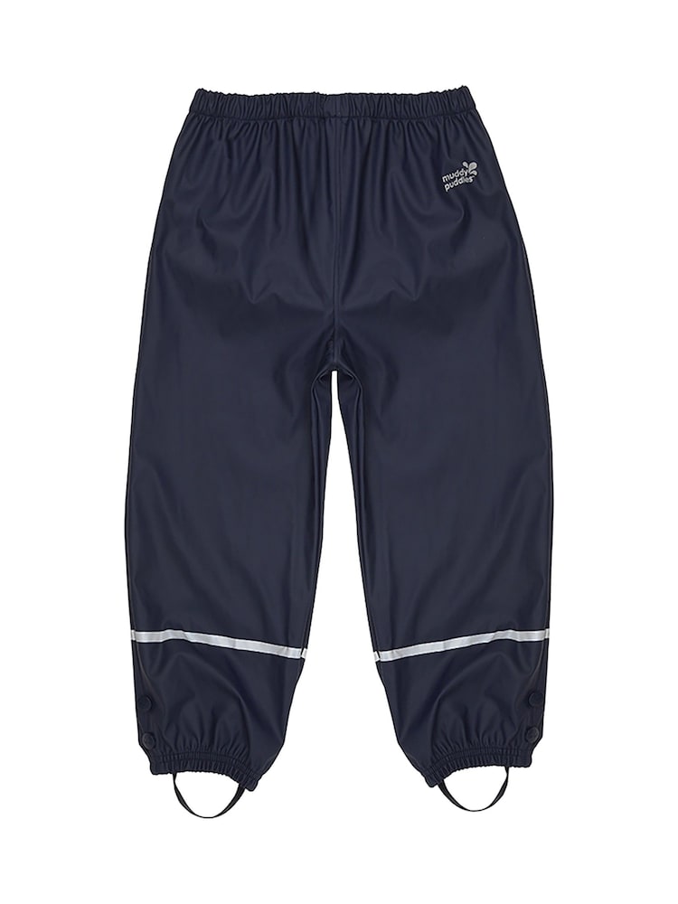 Muddy Puddles Blue Waterproof Insulated Puddleflex Trousers - Image 2 of 3