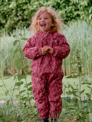 Muddy Puddles Pink Drops Muddy Puddles Waterproof 3 in 1 Puddlesuit - Image 1 of 6