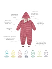 Muddy Puddles Pink Drops Muddy Puddles Waterproof 3 in 1 Puddlesuit - Image 6 of 6