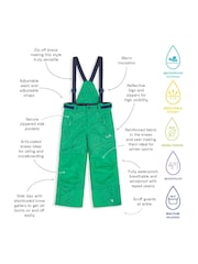Muddy Puddles Kids Waterproof Ski Salopettes - Image 4 of 4